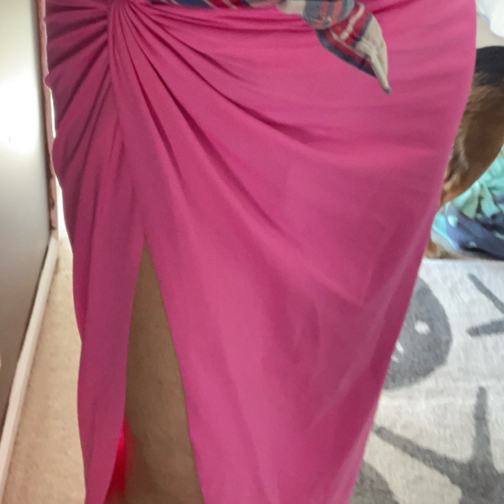 Skims Swim Taffy Pink Sarong